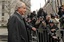 Bernard Madoff exits Manhattan federal court, Tuesday, March 10, 2009, in New York. Madoff will plead guilty Thursday to 11 criminal counts including money laundering, perjury and securities, mail and wire fraud and will do so without a plea deal, knowing it carries a potential prison term of 150 years, lawyers said Tuesday in cou