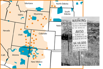 Uranium mining and reservation land