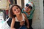 The Age Amaal Yasmin Finn with daughter Zareen Mazen Baioumy. TO go with the Egyptian Custody story. 18th October 2013