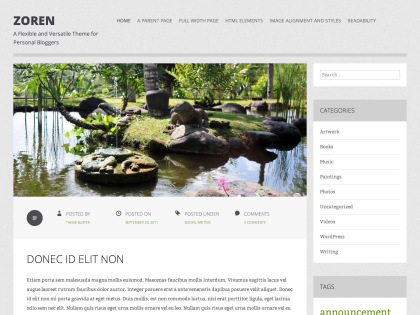 Zoren WordPress Theme