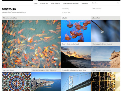 Fontfolio WordPress Theme