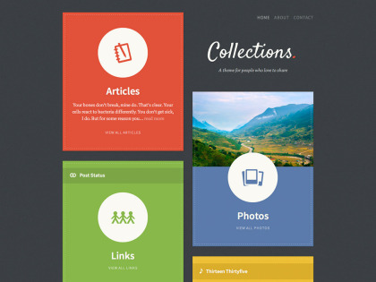 Collections WordPress Theme