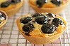 Blueberry tartlets.