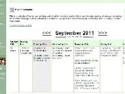Oscailt calendar in weekly mode