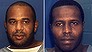 This undated combo of photos provided by the Florida Department. of Corrections shows Joseph Jenkins, left and Charles Walker. Walker and Joseph Jenkins were mistakenly released from prison in Franklin County, Fla.,  in late September and early October.  According to authorities, the the two convicted murderers were released with forged documents. A manhunt is under way for the two men. (AP Photo/Florida Department. of Corrections)