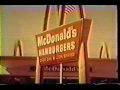 Late 1960s McDonalds Commercials Part 1