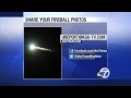 Massive Fireball, Loud Boom, Over Northern California/San Francisco Area Oct 17, 2012