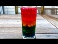 RAINBOW GUMMY SKITTLES IN A GLASS