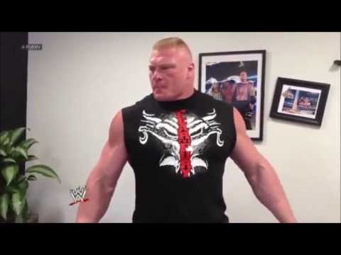 Brock Lesnar and Paul Heyman involved in incident at WWE Headquarters - Raw, May 6, 2013 - HD