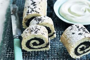 Food. Neil Perry's chocolate hazelnut roulade. SMH GOOD WEEKEND Picture by WILLIAM MEPPEM GW130921