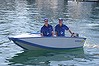 James Graham (front) and Deryck Graham at Darling Harbour