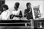 From left, an Indigenous Australian, an African American and a native American testify at the International Tribunal on Crimes Against Women in Brussels in 1976.