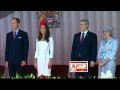 Maria Aragon on Canada Day singing the National Anthem and meeting dignitaries