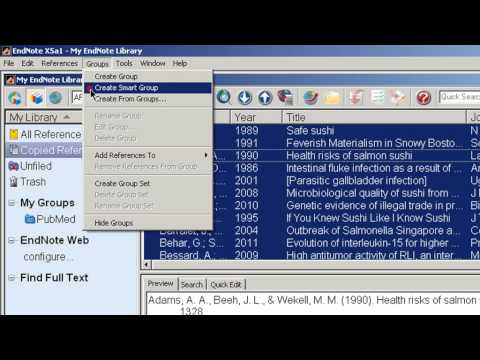 EndNote Groups