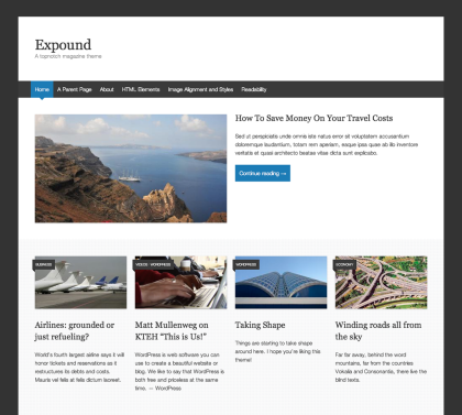 Expound WordPress Theme