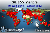 Locations of visitors to this page