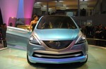 Maruti Suzuki's car displayed at an auto expo-automobile.