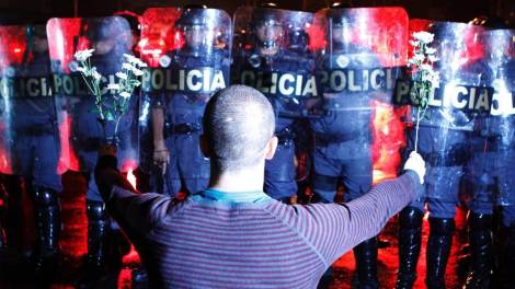 Brazil Police Movimento-Passe-Livre