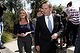 Opposition Leader Tony Abbott with Liberal candidate Fiona Scott visit to the St Marys Police Station in Western Sydney.