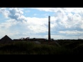 Steetley Magnesite Chimney Gets Blown To Bits. Hartlepool Land Mark