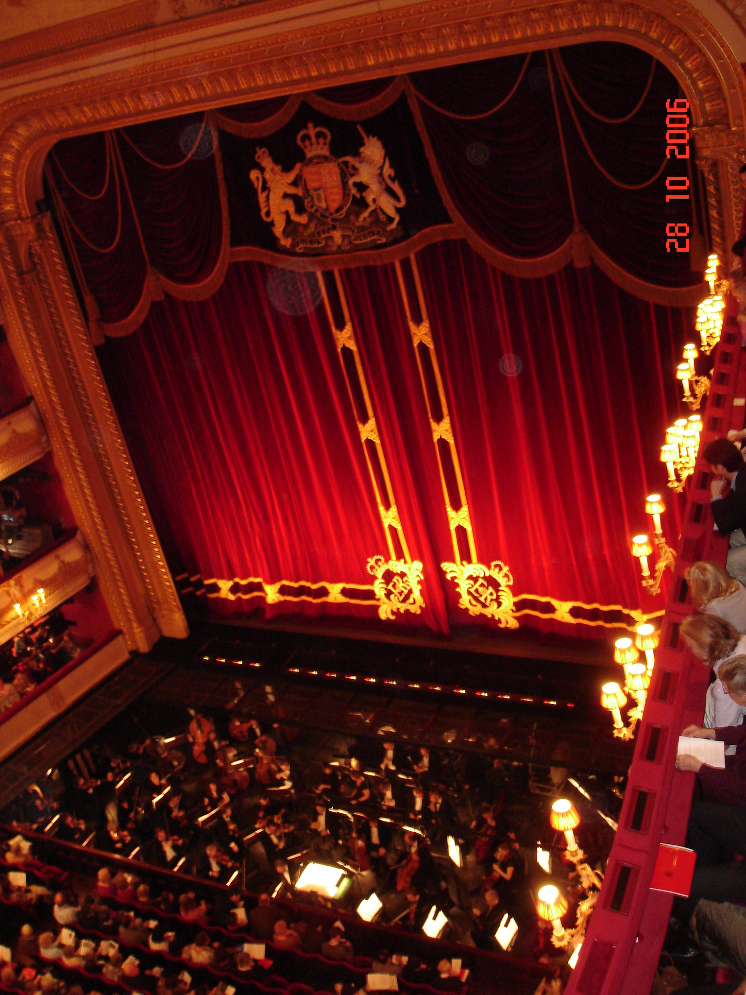 interior of grand nineteenth century theatre