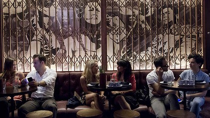 Chow Bar & Eating House is a stripped-back, savvy, gritty-but glam space.