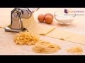 Fresh egg pasta ( pasta all'uovo ) Italian recipe