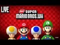 New Super Mario Bros. Wii 100% Live Stream