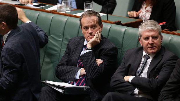 Workplace Relations Minister Bill Shorten during question time on Wednesday.