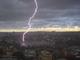 "I was at the balcony watching the storm and as a matter of luck I took this photo," says