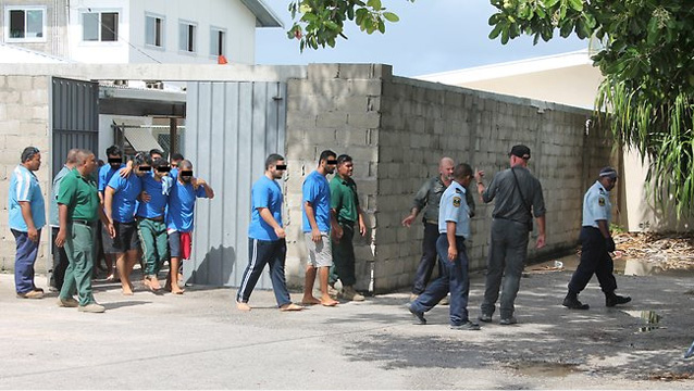 Heroes face court. Some of the, over 150, refugees arrested over the July uprising in Nauru, face court. Nearly all the 540 asylum seekers imprisoned in Nauru took part in the struggle which saw the hellhole detention complex burn to the ground (below). The Australian Left and trade union movement must call for the immediate dropping of all charges against the arrested refugees and for the granting of immediate asylum to them and all the other asylum seekers. The Australian workers movement could do well with the injection of people with the audacity and defiance as those who participated in the courageous July 2013 Nauru resistance struggle.
