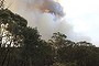 Bushfire flares up in the Blue Mountains.