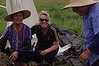 Michelle Jones from Blerick Tree Farm visiting her crop in China.