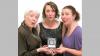  Therese Virtue, Katrina Wilson O'Brien, Leah Healy, proud recipients of the 3CR Sardine Award for 2012!