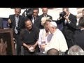 Exclusivité- Rencontre de MAMAN OLIVE LEMBE KABILA avec le Pape FRANCOIS au Vatican..@VoiceOfCongo