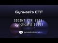 (re-upload) Gynvael's CTF: SIGINT CTF 2013 punchcard (300)