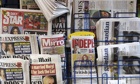 Newspaper stand