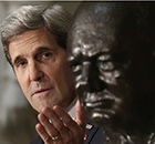 John Kerry Churchill bust