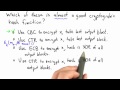 Cryptographic Hash Function Solution - CS387 Unit 2 - Udacity