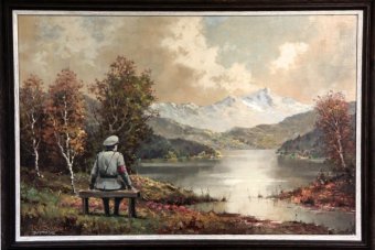 Banksy Nazi oil painting auctioned