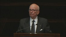 Rupert Murdoch delivers the 2013 Lowy Lecture