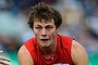 Tough call: Jordan Gysberts in action for Melbourne against Geelong. He won rave reviews early on. 