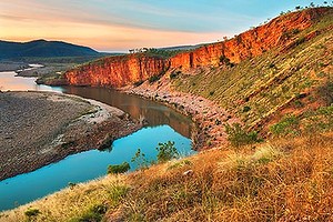 Kimberley, Pentecost Valley in evening light.  