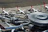 Qantas planes at Sydney Airport.