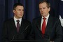 Opposition climate change spokesman Mark Butler (left) and leader Bill Shorten announce Labor's stance yesterday.