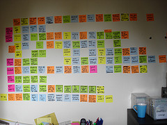 Film structure in post-it notes - later days