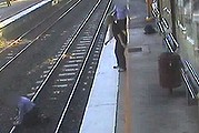 A trainee nurse saves a man who falls onto tracks at Wooloowin on Brisbane's north side