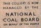 National Coal Board notice : National Coal Board notice