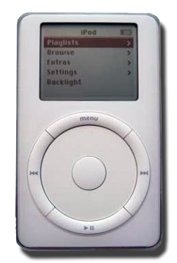 A second generation iPod (2002)