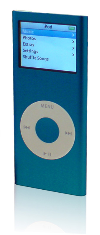 4 GB blue iPod Nano